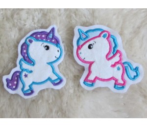 Stickmuster -Einhorn - Pferd Appli